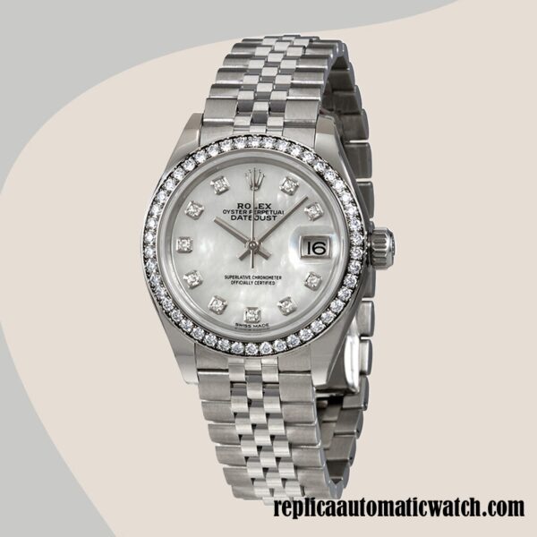 replica automatic Rolex Datejust Rolex Calibre 2671/Mingzhu Engine m279384rbr-0011 Ladies Automatic - Image 2