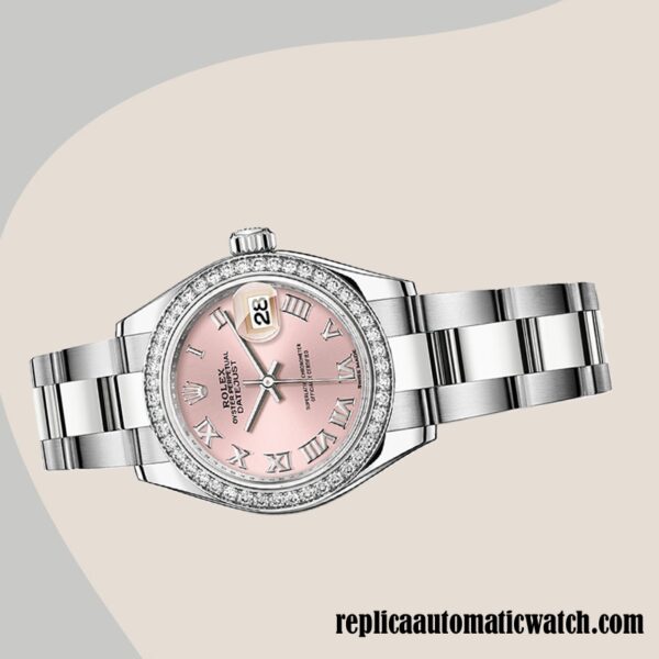 replica automatic Rolex Datejust m279384rbr-0006 Ladies Rolex Calibre 2671/Mingzhu Engine Around 11mm Silver-tone - Image 3
