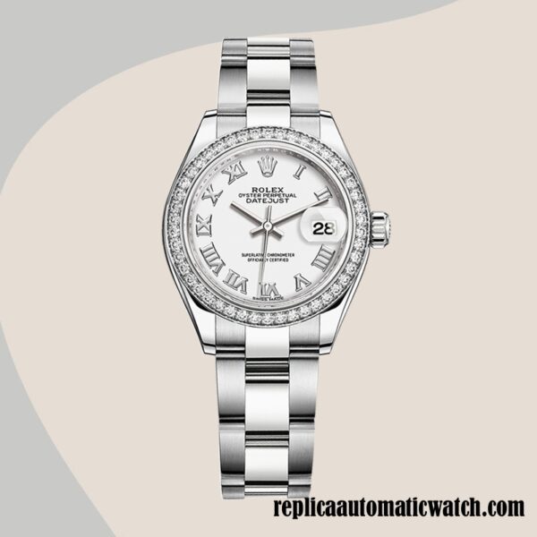 replica automatic Rolex Datejust Ladies m279384rbr-0020 Rolex Calibre 2671/Mingzhu Engine Around 11mm Automatic - Image 2