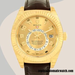 replica automatic Rolex Sky-dweller Rolex Calibre 9015/Mingzhu Engine 326138 Men's Automatic