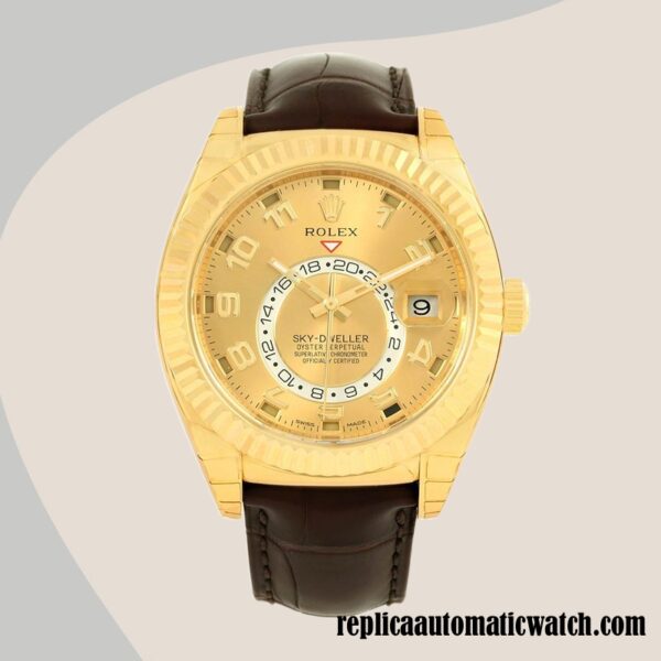 replica automatic Rolex Sky-dweller Rolex Calibre 9015/Mingzhu Engine 326138 Men's Automatic - Image 2