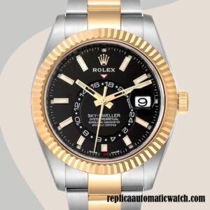 replica automatic Rolex Sky-dweller Men's Rolex Calibre 9015/Mingzhu Engine m326933-0002 Hands and Markers