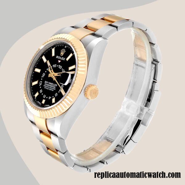 replica automatic Rolex Sky-dweller Men's Rolex Calibre 9015/Mingzhu Engine m326933-0002 Hands and Markers - Image 3