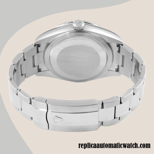 replica automatic Rolex Sky-dweller m326934-0005 Men's Rolex Calibre 9015/Mingzhu Engine Hands and Markers Silver-tone - Image 4