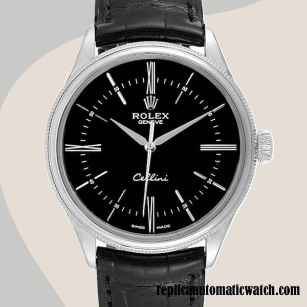 replica automatic Rolex Cellini m50509-0006 Rolex Calibre 2836/2813 Men's Black-tone