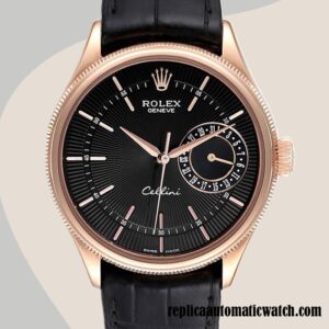 replica automatic Rolex Cellini m50515-0011 Rolex Calibre 2836/2813 Men's Black Dial