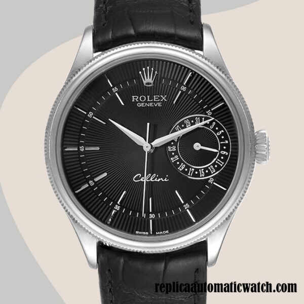 replica automatic Rolex Cellini Men's Rolex Calibre 2836/2813 m50519-0007 Black