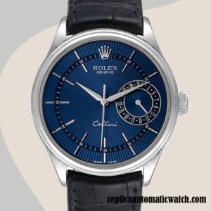 replica automatic Rolex Cellini Men's m50519-0011 Rolex Calibre 2836/2813 Blue Dial Blue
