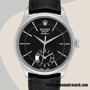 replica automatic Rolex Cellini Men's m50529-0007 Rolex Calibre 9015/Mingzhu Engine Black