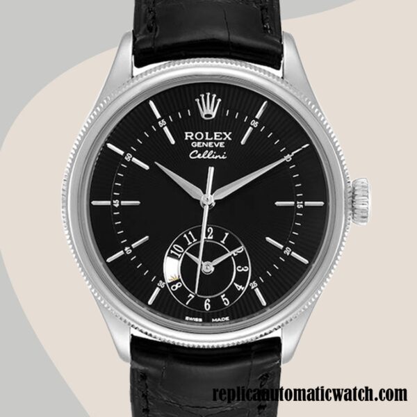 replica automatic Rolex Cellini Men's m50529-0007 Rolex Calibre 9015/Mingzhu Engine Black