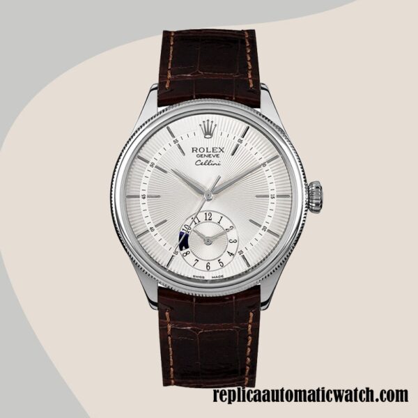 replica automatic Rolex Cellini Rolex Calibre 9015/Mingzhu Engine Men's m50529-0006 - Image 5