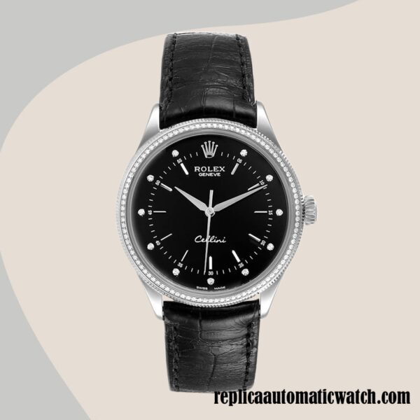 replica automatic Rolex Cellini Rolex Calibre 2836/2813 Men's m50609rbr-0007 Automatic 15mm - Image 2