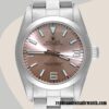 replica automatic Rolex Oyster Perpetual Unisex Rolex Calibre 2836/2813 76080 Pink Dial 12mm