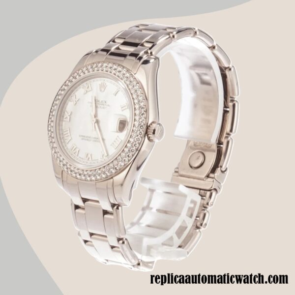 replica automatic Rolex Pearlmaster Rolex Calibre 2836/2813 81339 Unisex Around 12mm - Image 3