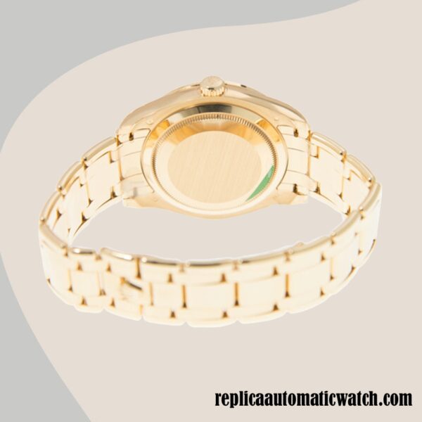 replica automatic Rolex Pearlmaster Ladies 86348SABLV-42748 Rolex Calibre 2813 Green Dial Automatic - Image 4