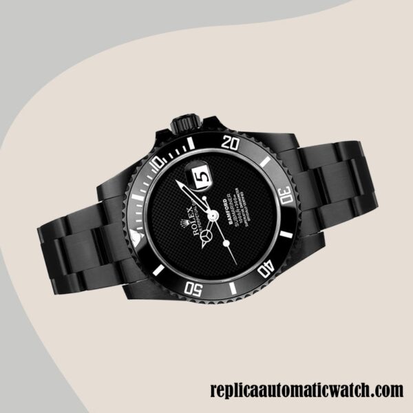 replica automatic Rolex Submariner Bamford Men's Rolex Calibre 2813 Hands - Image 3