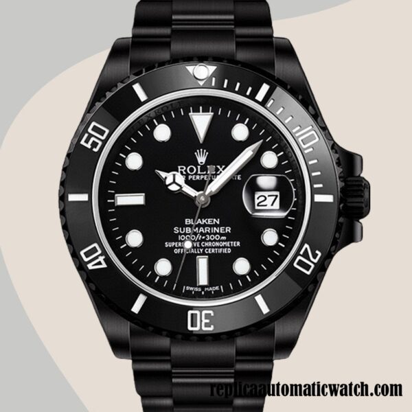 replica automatic Rolex Submariner Men's 116610 Rolex Calibre 2836 Hands and Markers 15mm