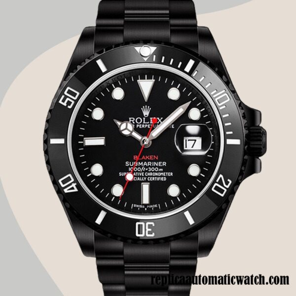 replica automatic Rolex Submariner 116610 Men's Rolex Calibre 2836 Hands and Markers