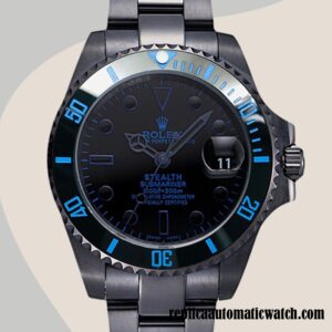 replica automatic Rolex Submariner Men's Rolex Calibre 2836/2813 BLSTEALTH Black-tone