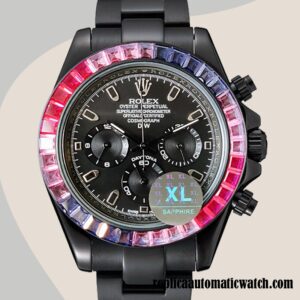replica automatic Rolex Daytona Men's DIW Mingzhu Engine Black-tone