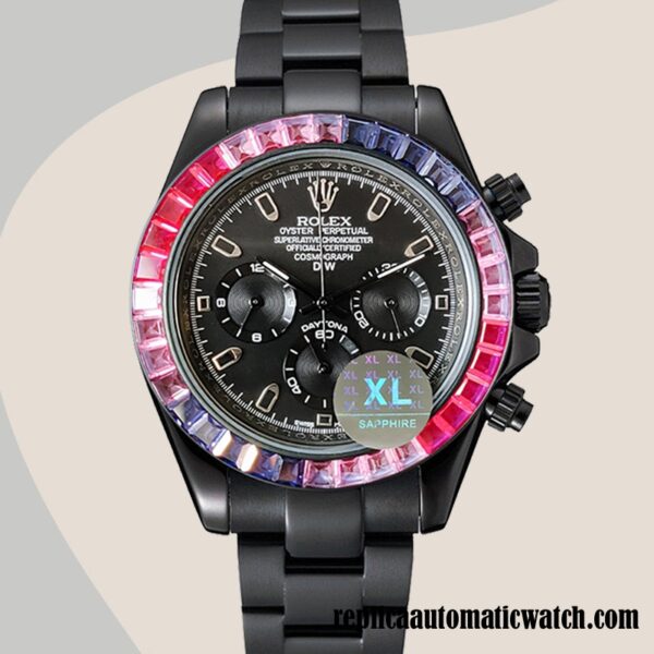 replica automatic Rolex Daytona Men's DIW Mingzhu Engine Black-tone - Image 2