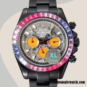 replica automatic Rolex Daytona Men's Mingzhu Engine DIW Hands and Markers Grey Dial