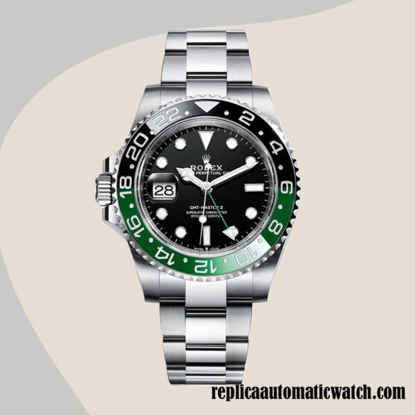 replica automatic Rolex GMT-Master M126720VTNR-0001 Rolex Calibre 2836/2813 Men's Silver-tone - Image 2