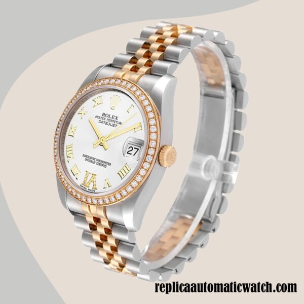 replica automatic Rolex Datejust 116243 Rolex Calibre 2836/2813 Men's White Dial - Image 3