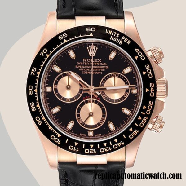 replica automatic Rolex Daytona 116515 Rolex Calibre 7750 Men's Black-tone