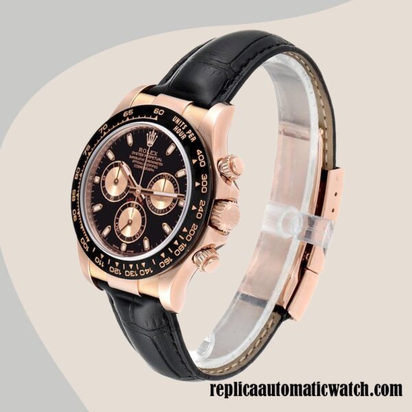 replica automatic Rolex Daytona 116515 Rolex Calibre 7750 Men's Black-tone - Image 3