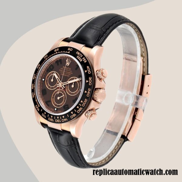 replica automatic Rolex Daytona Rolex Calibre 7750 Men's 116515 Brown Dial - Image 3