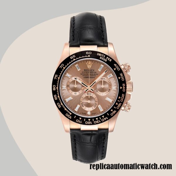 replica automatic Rolex Daytona Men's 116515 Rolex Calibre 7750 Black-tone - Image 2