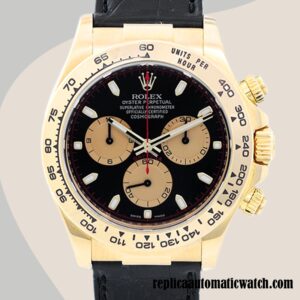 replica automatic Rolex Daytona Rolex Calibre 7750/Mingzhu Engine Men's 116518 Black Dial