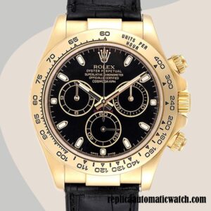 replica automatic Rolex Daytona Rolex Calibre 7750 Men's 116518 Black Dial