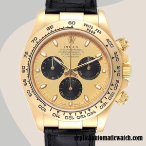 replica automatic Rolex Daytona 116518 Men's Rolex Calibre 7750 Hands and Markers