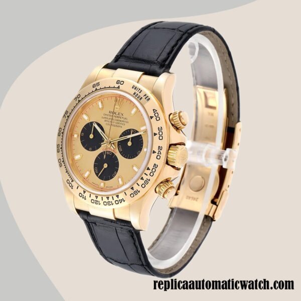 replica automatic Rolex Daytona 116518 Men's Rolex Calibre 7750 Hands and Markers - Image 3