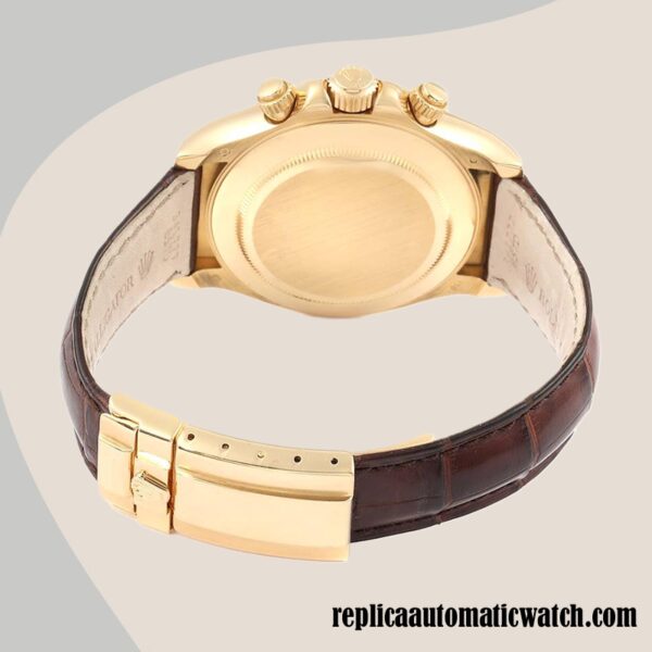replica automatic Rolex Daytona 116518 Rolex Calibre 7750 Men's White Dial - Image 4