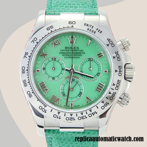 replica automatic Rolex Daytona Mingzhu Engine 116519-0107 Men's Green Dial