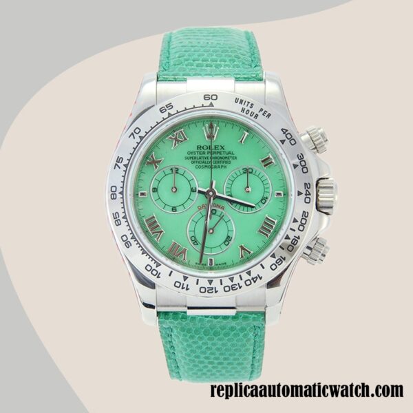 replica automatic Rolex Daytona Mingzhu Engine 116519-0107 Men's Green Dial - Image 2