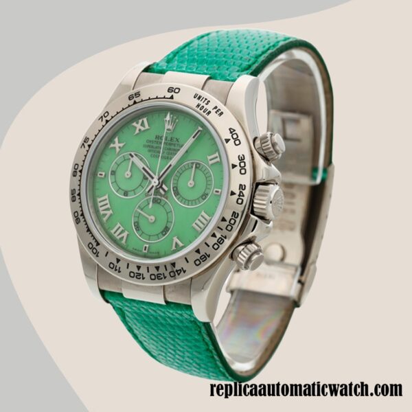 replica automatic Rolex Daytona Mingzhu Engine 116519-0107 Men's Green Dial - Image 3