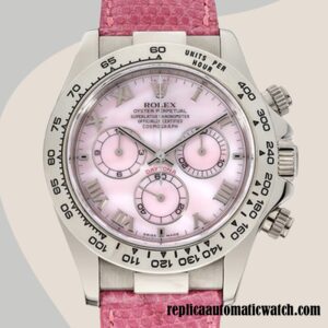 replica automatic Rolex Daytona Men's 116519 Mingzhu Engine Pink Dial 15mm
