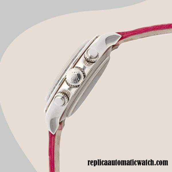 replica automatic Rolex Daytona Men's 116519 Mingzhu Engine Pink Dial 15mm - Image 3