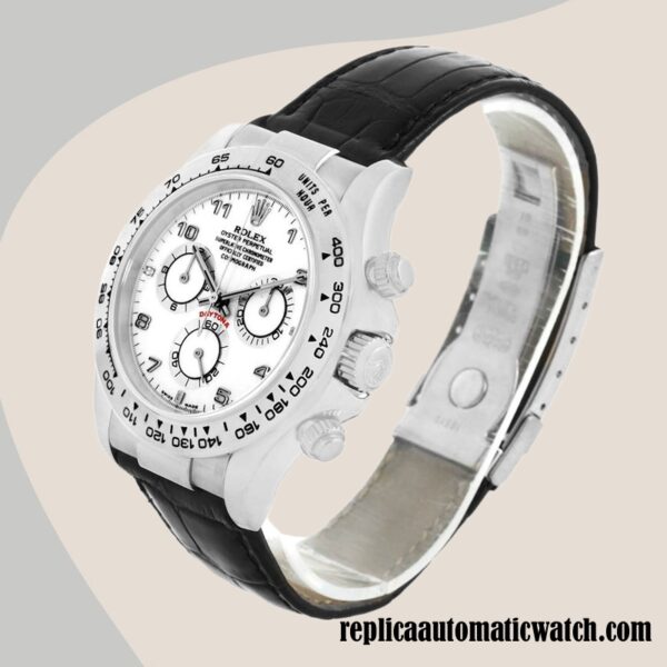 replica automatic Rolex Daytona 116519 Men's Rolex Calibre 7750 Automatic White Dial - Image 3