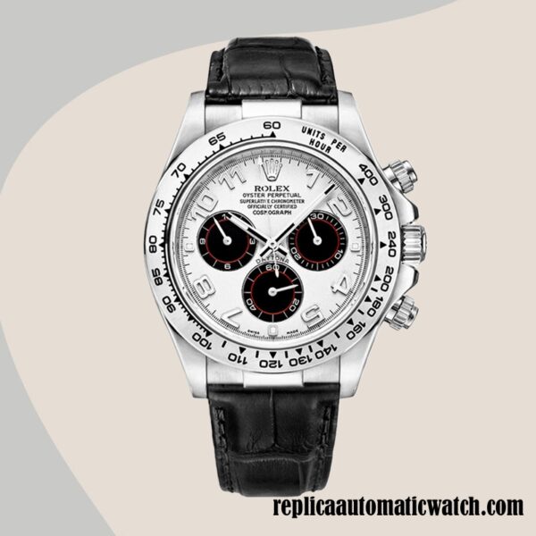 replica automatic Rolex Daytona Men's Rolex Calibre 7750 116519 Automatic White Dial - Image 2