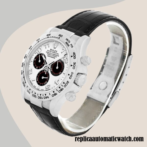 replica automatic Rolex Daytona Men's Rolex Calibre 7750 116519 Automatic White Dial - Image 3