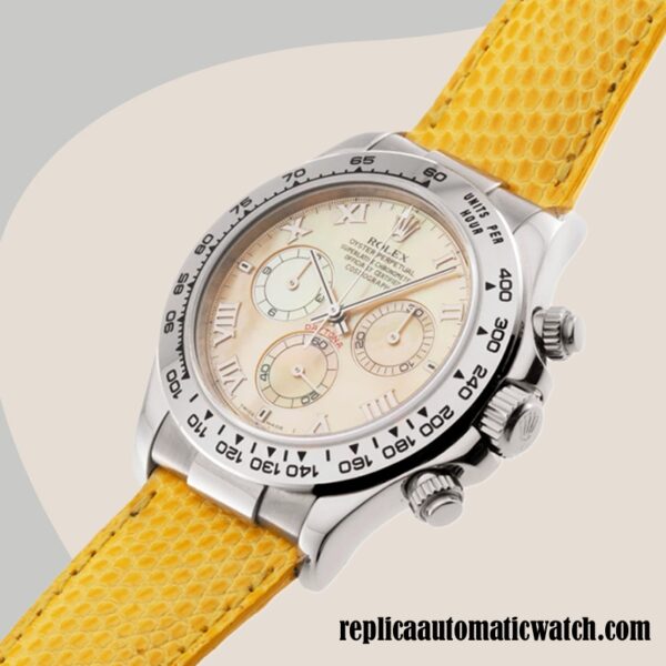 replica automatic Rolex Daytona 116519 Men's Mingzhu Engine 15mm Yellow-tone - Image 4