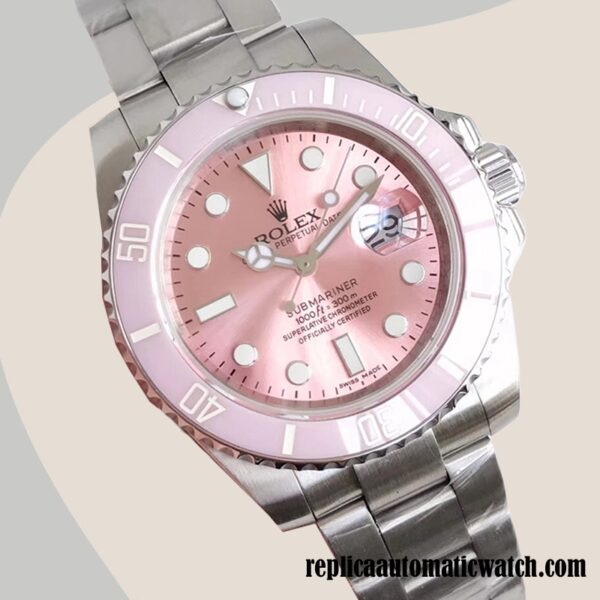 replica automatic Rolex Submariner Rolex Calibre 2836/2813 116610 Men's 15mm Silver-tone - Image 3