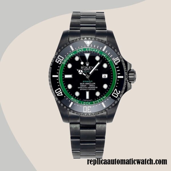 replica automatic Rolex Deepsea Rolex Calibre 2836/2813 116600 Men's Black Dial Automatic - Image 2