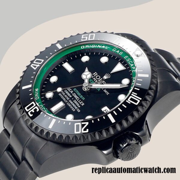 replica automatic Rolex Deepsea Rolex Calibre 2836/2813 116600 Men's Black Dial Automatic - Image 3