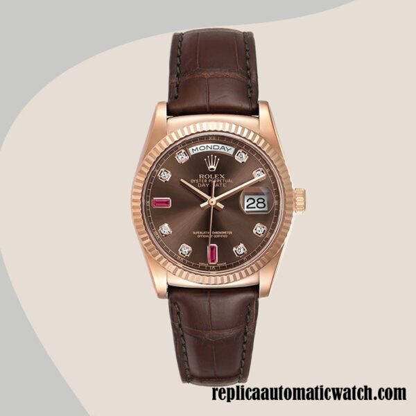replica automatic Rolex Day-Date Rolex Calibre 2836/2813 118135-0022 Men's - Image 2